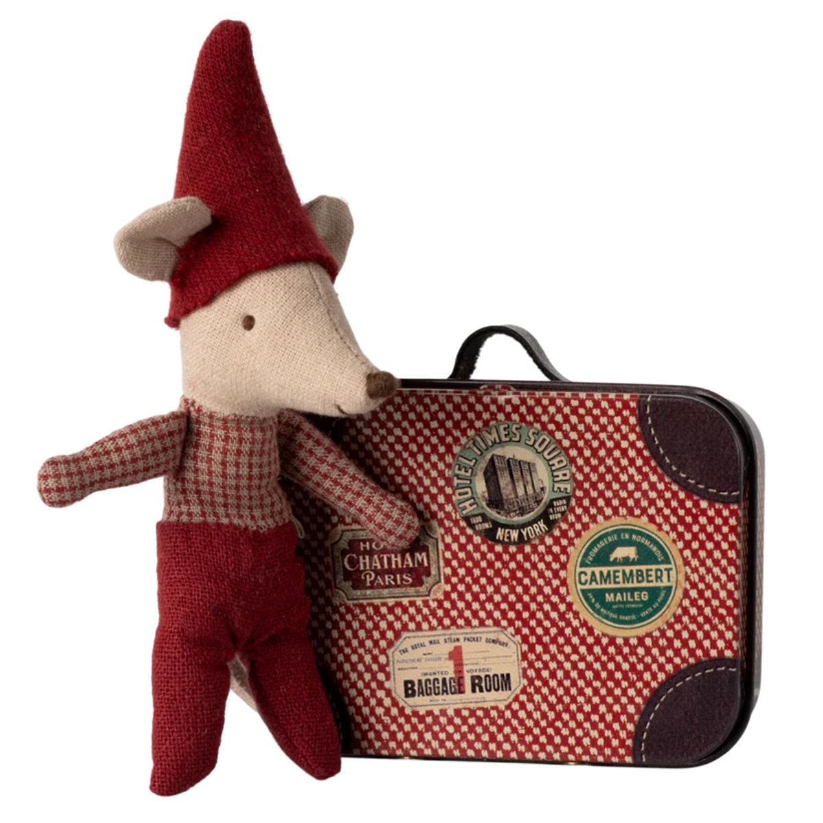 MAILEG - Souris Bébé De Noël Et Sa Valise