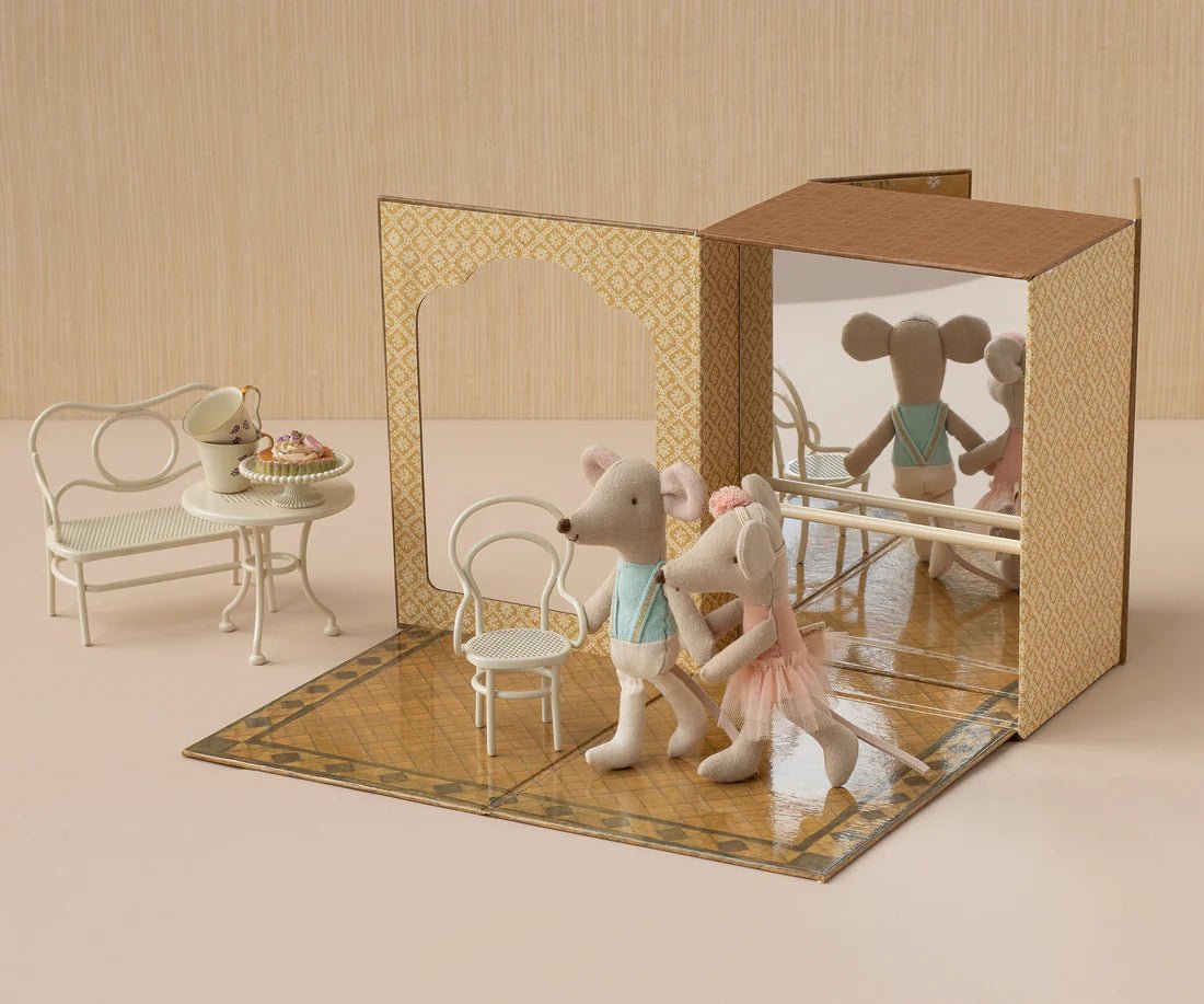 MAILEG - Studio De Danse Maileg Avec Petite Sœur Et Petit Frère Souris