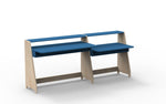 MATHY BY BOLS - Petit Bureau Avec Une Colonne Étagère ASYMETRY