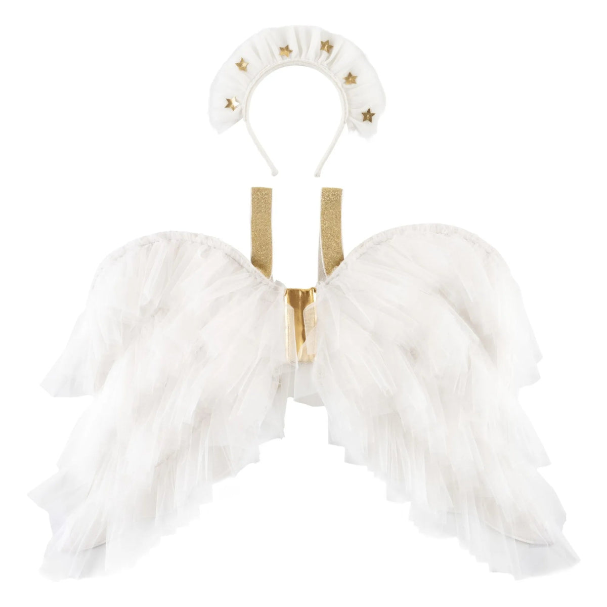 MERI MERI - Déguisement Ailes D'ange En Tulle Avec Couronne D'étoiles