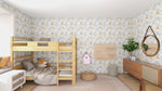 MUNKS & ME - Motif De Papier Peint Panoramique Pour Enfants - Safari Printanier