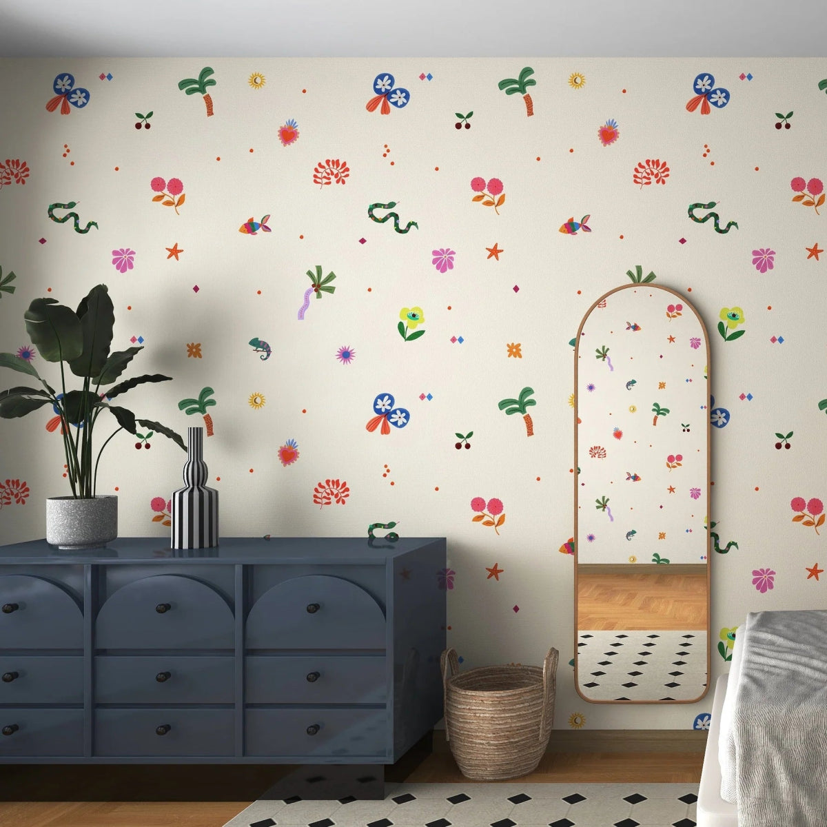 MUNKS & ME - Papier Peint Panoramique Pour Enfants - Doodle Dreams