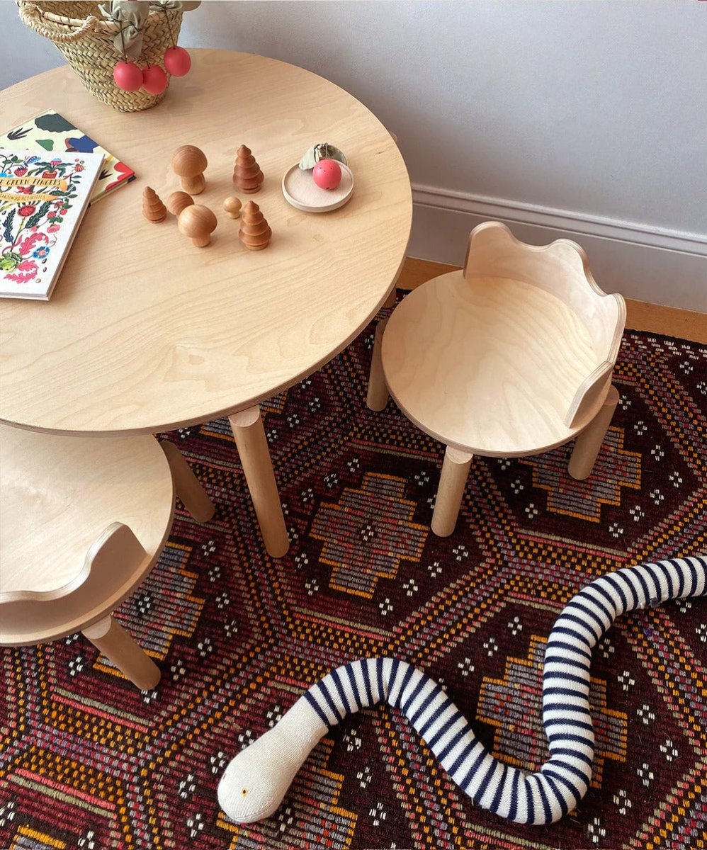 OEUF NYC - Chaises Moss - Set de 2 | Bois clair