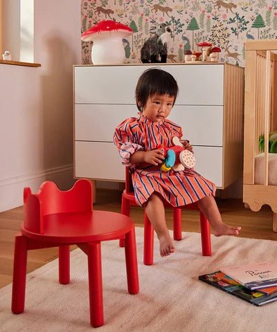 OEUF NYC - Chaises Moss - Set de 2 | Rouge Tomate