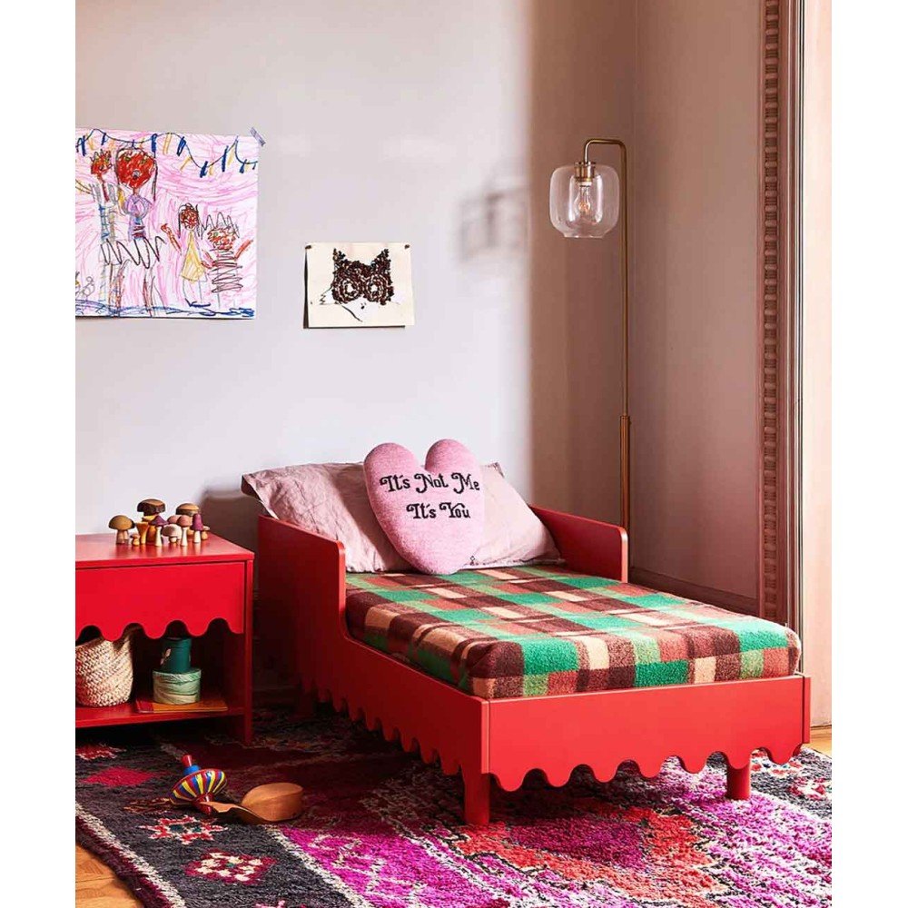 OEUF NYC - Lit Junior Moss - Rouge Tomate