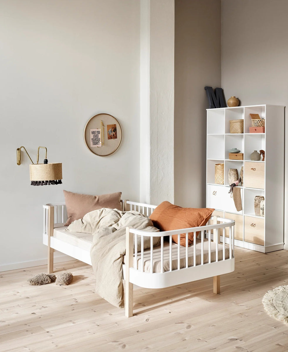 OLIVER FURNITURE - 041519 - Kit De Conversion Original, Lit Banquette - En Lit Superposé, Blanc/chêne