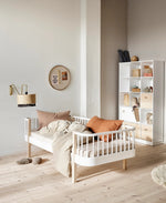 OLIVER FURNITURE - 041745 - Kit De Conversion Original, 2 Lits Banquette – En Lit Superposé, Blanc/chêne