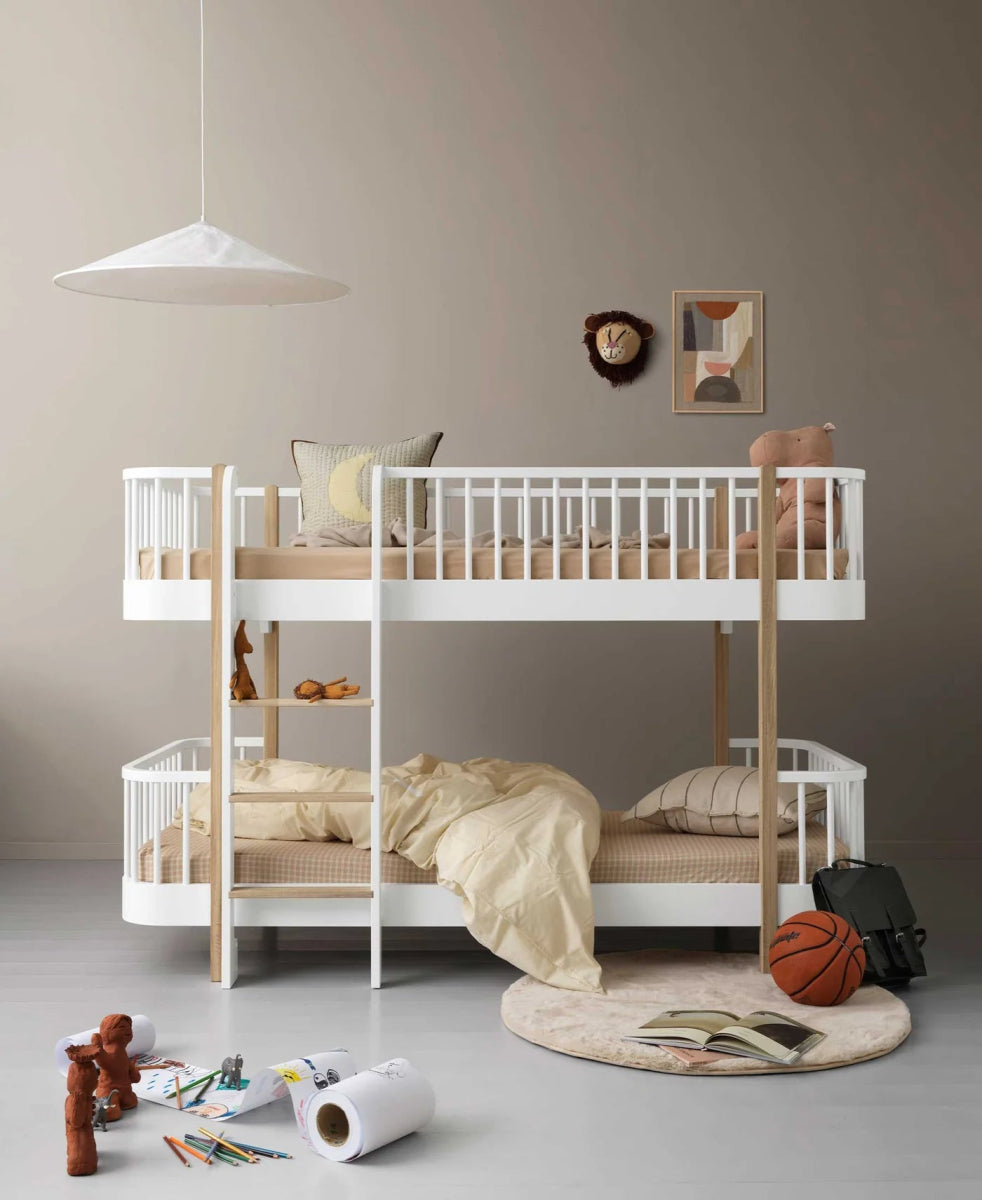 OLIVER FURNITURE - 041761 - Kit De Conversion Original, 2 Lits – En Lit Superposé Mi - haut, Blanc/chêne