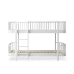 OLIVER FURNITURE - 041762 - Kit De Conversion Original, 2 Lits Banquette – En Lit Superposé Mi - haut, Blanc