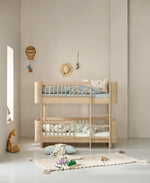 OLIVER FURNITURE - 041782 - Kit De Conversion - Lit Bébé Évolutif Mini+, Avec Kit Junior Inclus - En Lit Superposé Mi - haut, Chêne