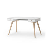 OLIVER FURNITURE - Bureau Wood 66 cm, Blanc/Chêne
