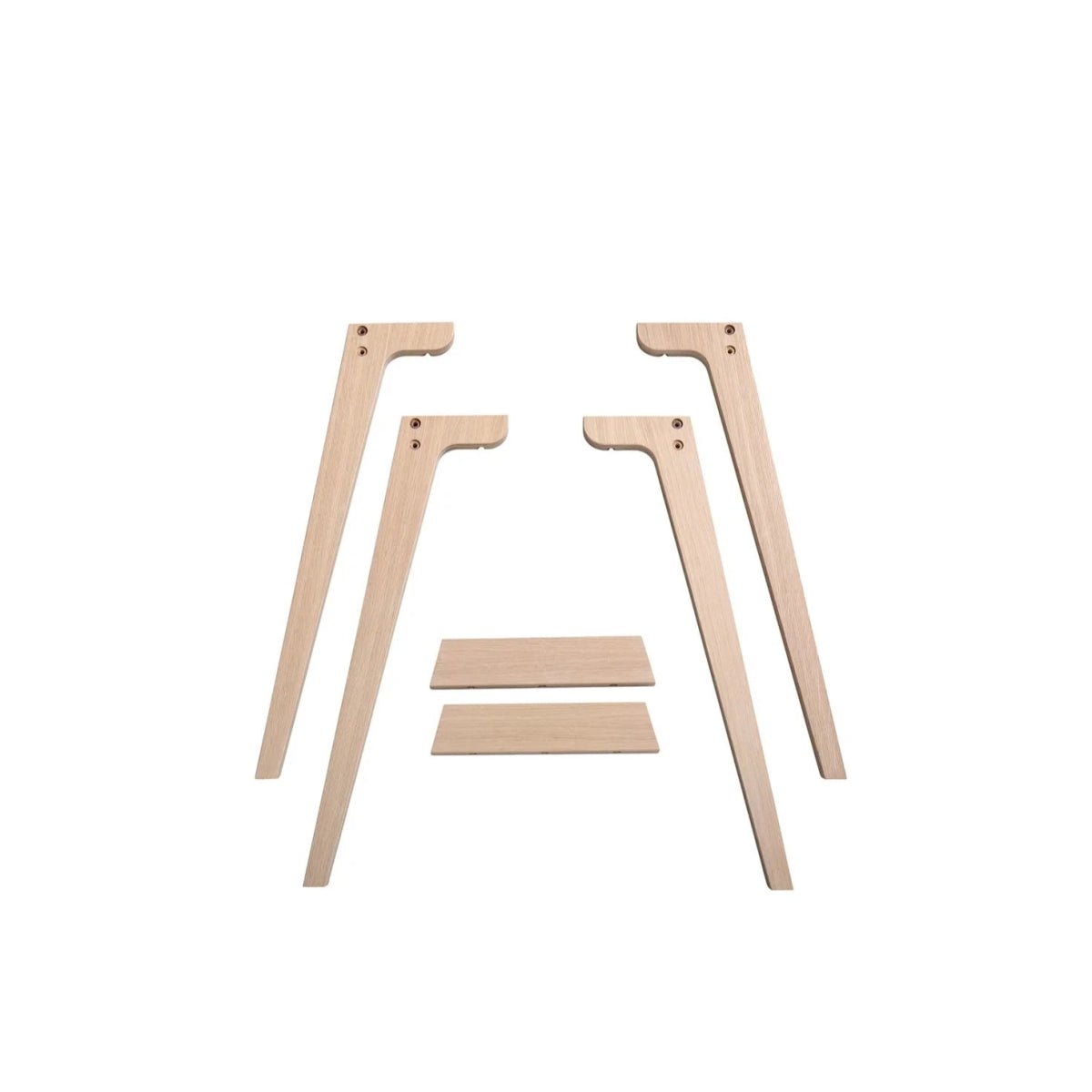 OLIVER FURNITURE - Bureau Wood 72,6 cm, Blanc/Chêne