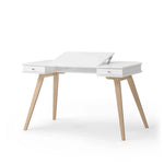OLIVER FURNITURE - Bureau Wood 72,6 cm, Blanc/Chêne