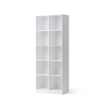 OLIVER FURNITURE - Etagère Wood 2×5 Verticale Avec Socle