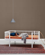 OLIVER FURNITURE - Lit Banquette Junior Wood Original, Blanc