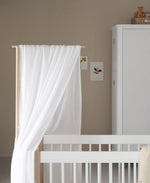 OLIVER FURNITURE - Lit Bébé Évolutif Wood Mini+, Blanc