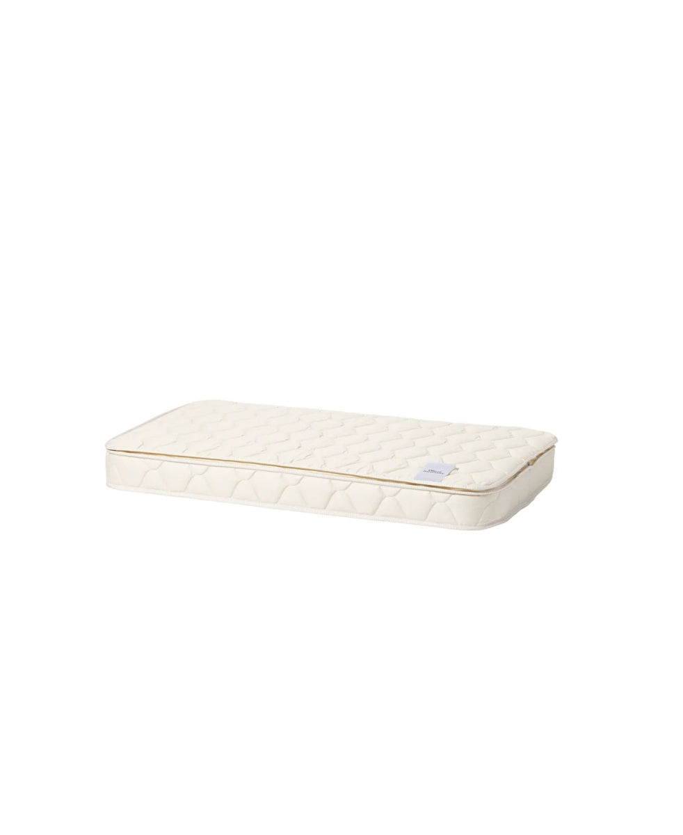 OLIVER FURNITURE - Lit Bébé Évolutif Wood Mini+, Blanc/Chêne