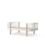 OLIVER FURNITURE - Lit Junior Wood Original, Blanc/Chêne