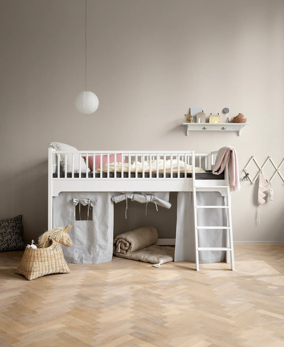 OLIVER FURNITURE - Lit Mezzanine Mi - haut Seaside Classic