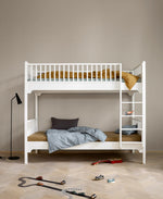 OLIVER FURNITURE - Lit Superposé Avec Échelle Verticale Seaside Classic