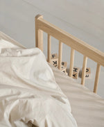 OLIVER FURNITURE - Lit Superposé Mi - haut Wood Mini+, Chêne