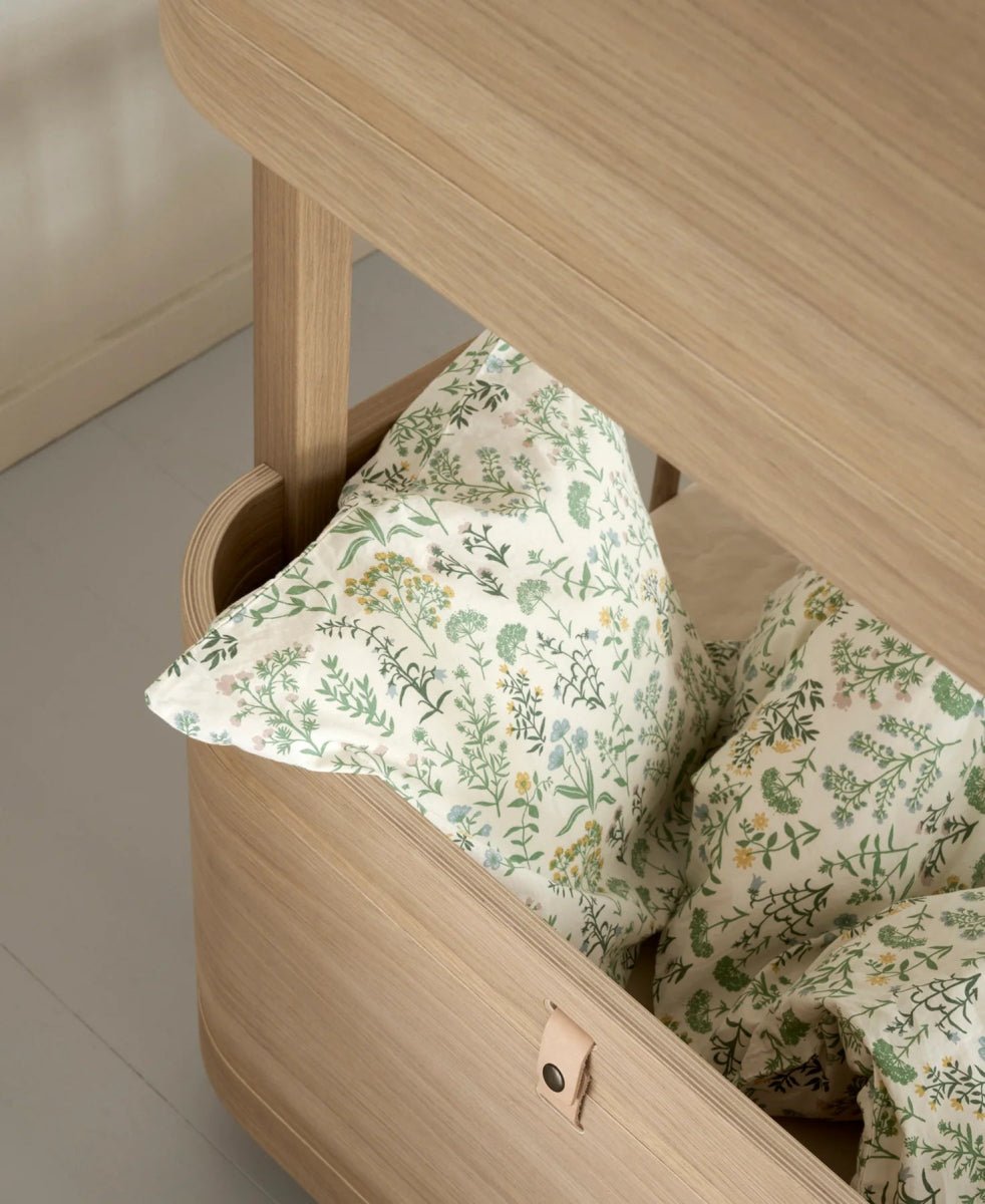 OLIVER FURNITURE - Lit Superposé Mi - haut Wood Mini+, Chêne