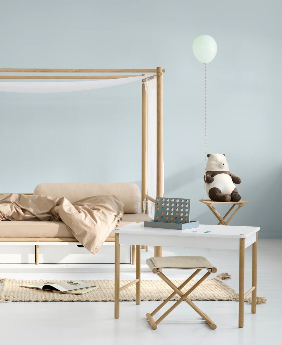 OLIVER FURNITURE - Tabouret Junior Camp, Chêne/Non Teinté