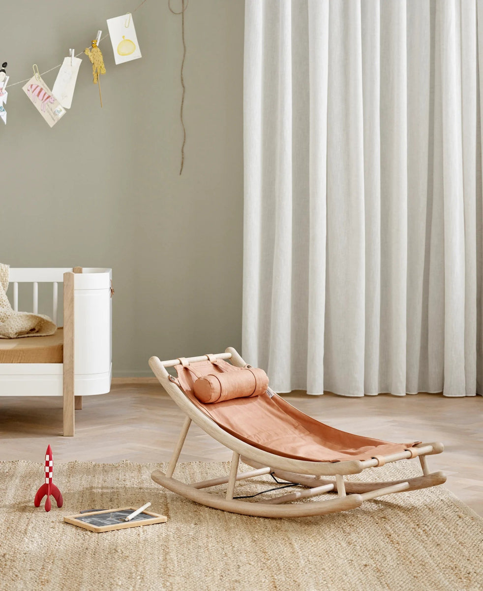 OLIVER FURNITURE - Transat Bébé & Enfant Wood, Chêne/Caramel