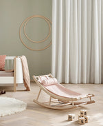 OLIVER FURNITURE - Transat Enfant Wood, Chêne/Rose