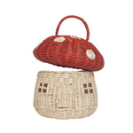 OLLI ELLA - Panier Champignon - Rouge