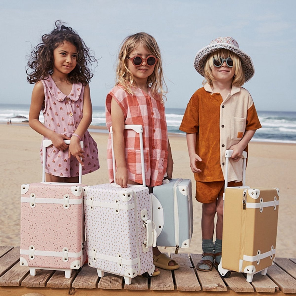 OLLI ELLA - Valise See - Ya ! - Pink Daisies