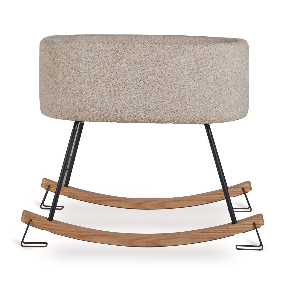 QUAX - Berceau à Bascule De Luxe - Mouton Bouclé