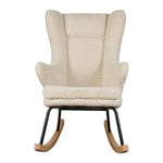 QUAX - Chaise À Bascule Adulte De Luxe - Mouton