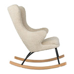 QUAX - Chaise À Bascule Adulte De Luxe - Mouton