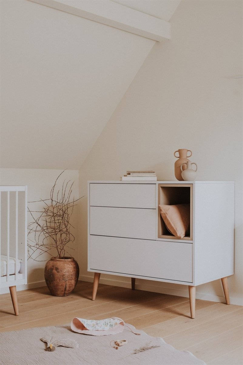 QUAX - Commode COCOON - Blanc Glacé