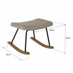 QUAX - Fauteuil À Bascule De Luxe Adulte Argile