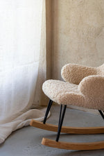 QUAX - Fauteuil À Bascule De Luxe Enfant Mouton