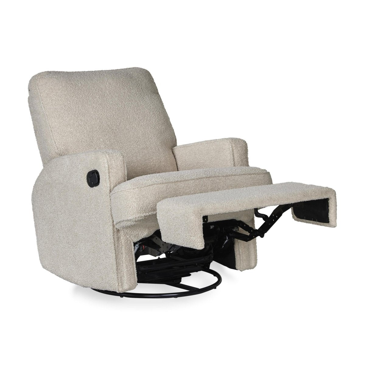 QUAX - Fauteuil Inclinable Electrique - Swivel & Gliding - Teddy Taupe