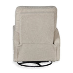 QUAX - Fauteuil Inclinable Electrique - Swivel & Gliding - Teddy Taupe