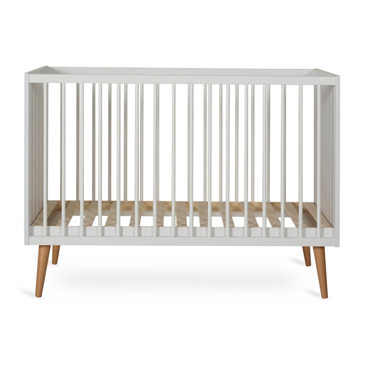 QUAX - Lit Bébé COCOON 120 x 60 cm - Blanc Glacé