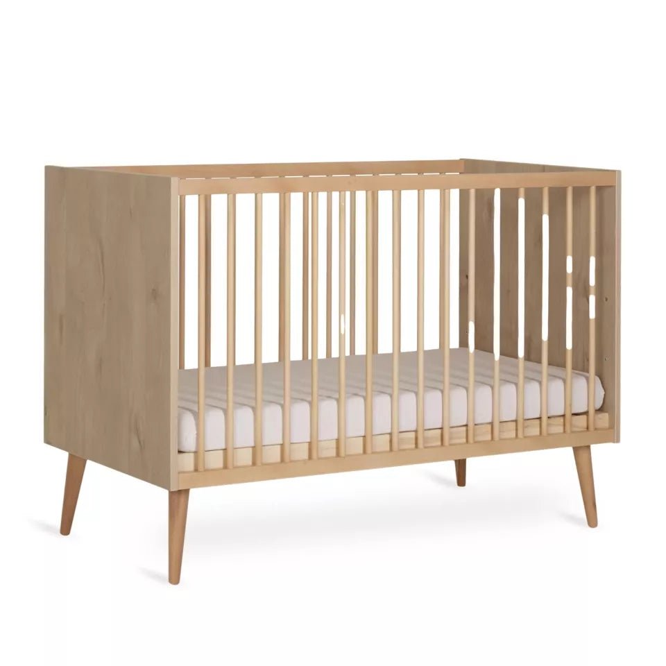 QUAX - Lit Bébé COCOON 120 x 60 cm - Chêne Naturel