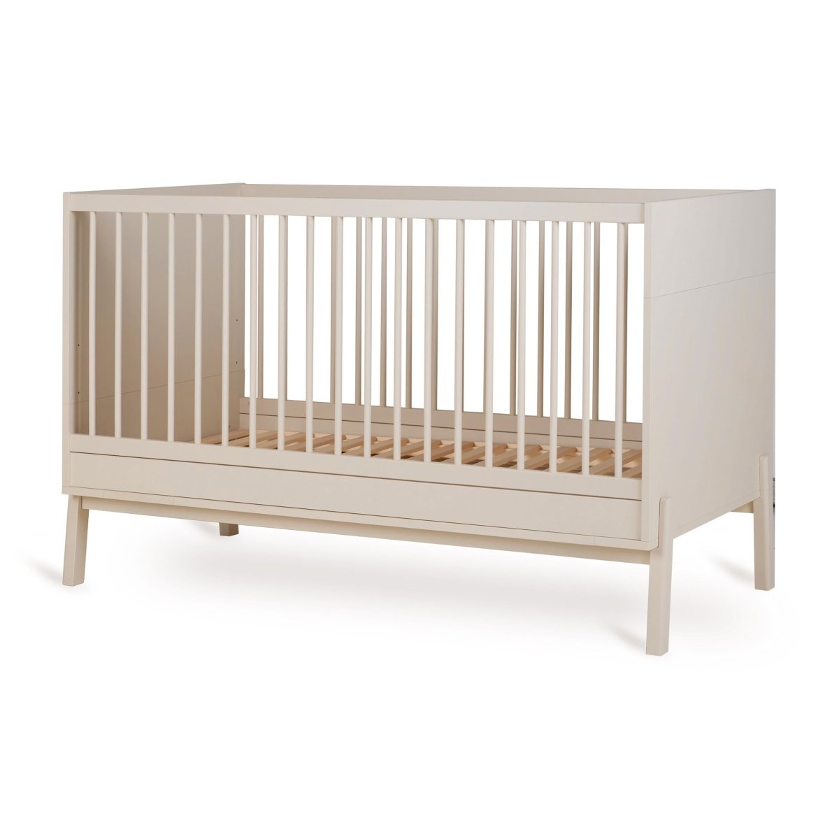 QUAX - Lit Bébé Évolutif ASHI 140 x 70 cm - Argile