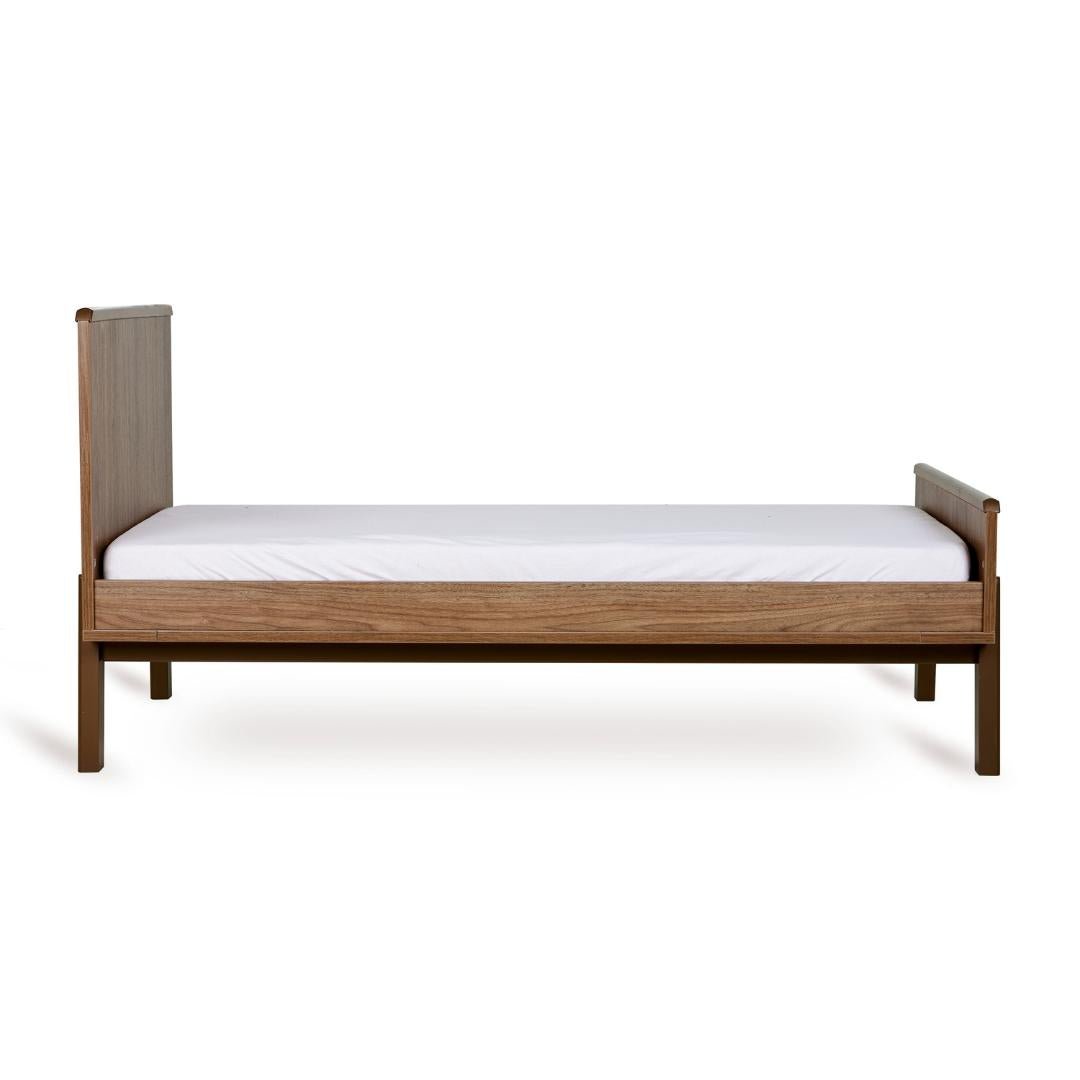 QUAX - Lit Bébé Évolutif ASHI 70 x 140 cm - Chataignier