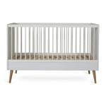 QUAX - Lit Bébé Évolutif COCOON 140 x 70 cm - Blanc Glacé