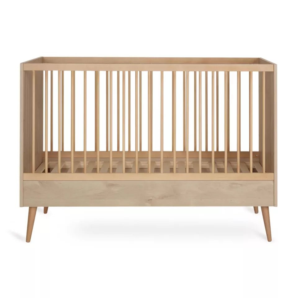 QUAX - Lit Bébé Évolutif COCOON 140 x 70 cm - Chêne Naturel