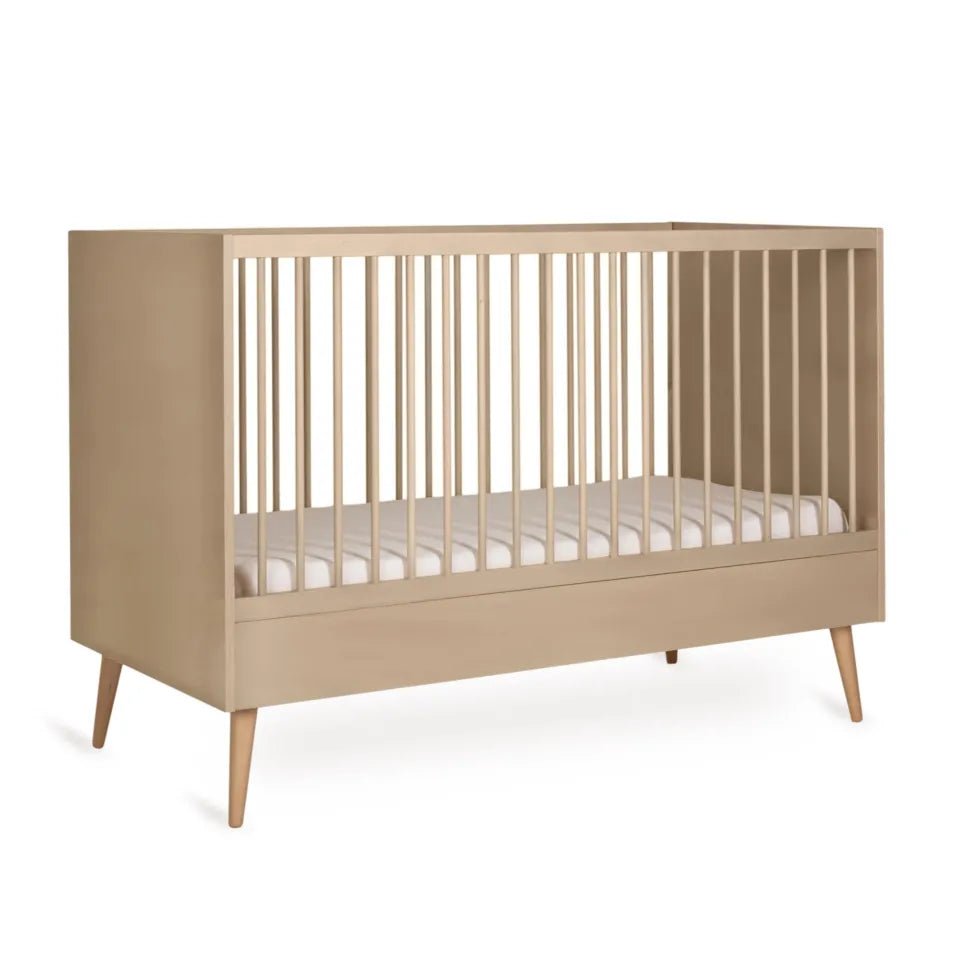 QUAX - Lit Bébé Évolutif COCOON 140 x 70 cm - Latte