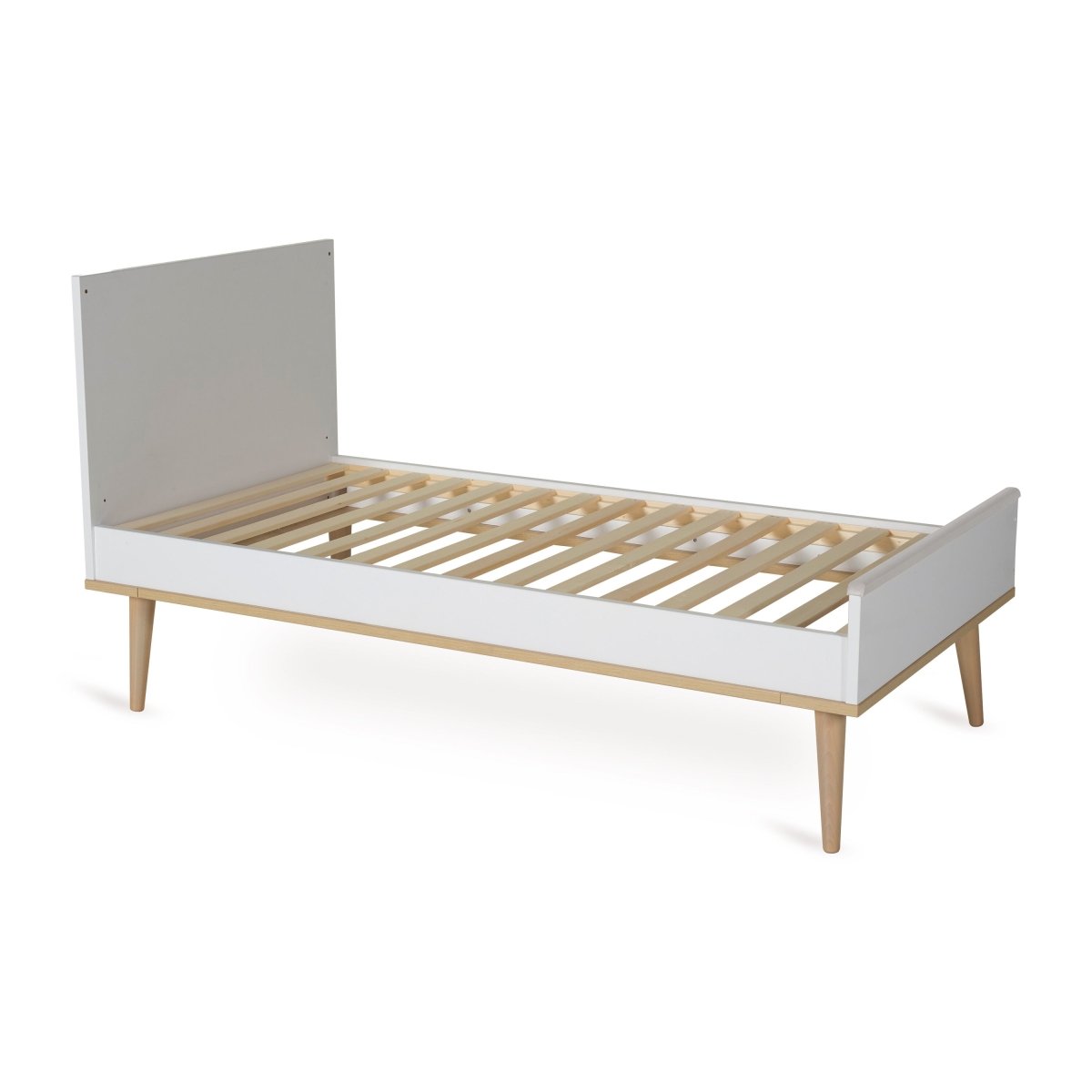 QUAX - Lit Bébé Évolutif Flow 140 x 70 cm - Blanc