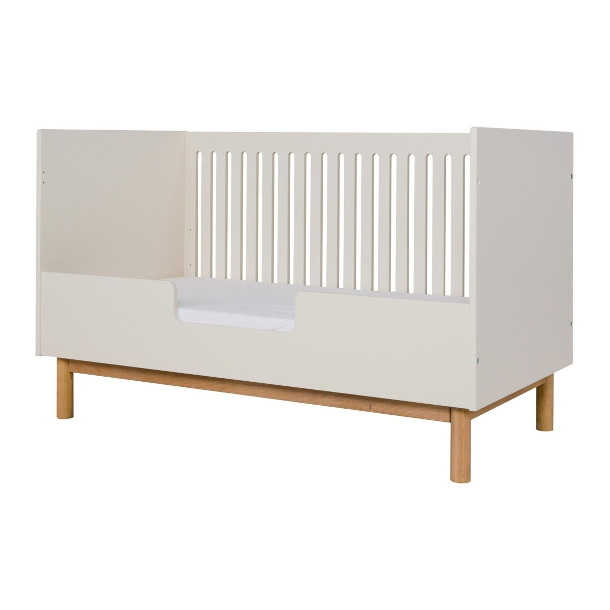 QUAX - Lit Bébé Évolutif MOOD 70 x 140 Cm - Argile