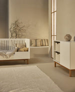 QUAX - Lit Bébé Évolutif MOOD 70 x 140 Cm - Blanc