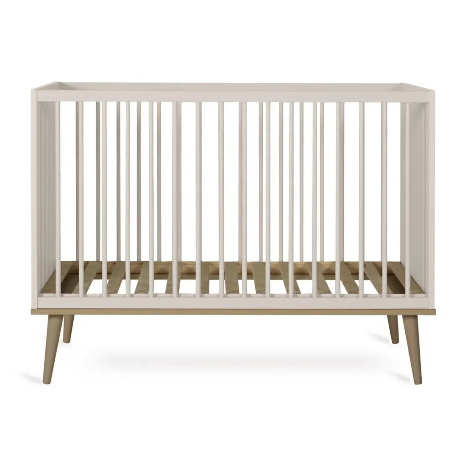 QUAX - Lit Bébé FLOW 120 x 60 cm - Argile